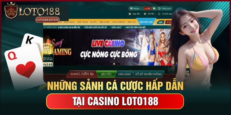 Live Casino Loto188 - Sảnh Cược Săn Thưởng Hấp Dẫn Hàng Đầu 3 Danh sách sảnh cược chất lượng tại live casino Loto188